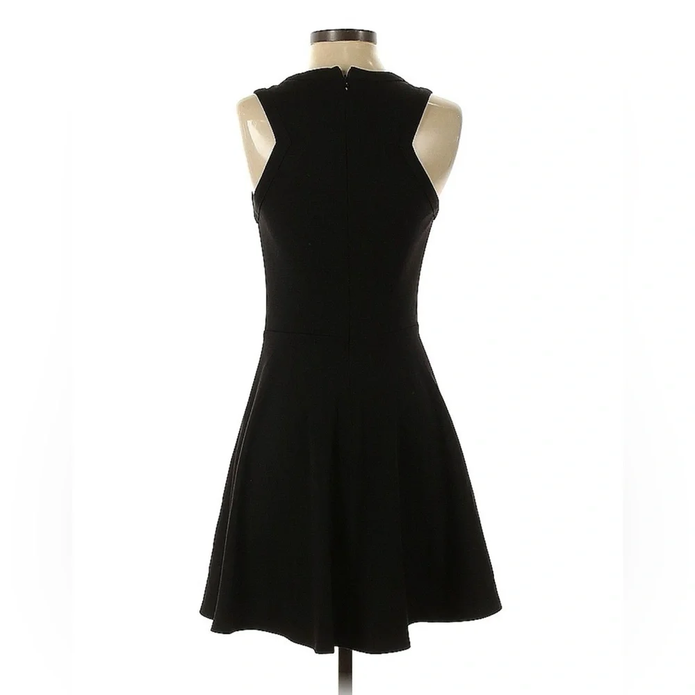 2/$30 Robbi and Nikki Casual A line dress- black and white color block print